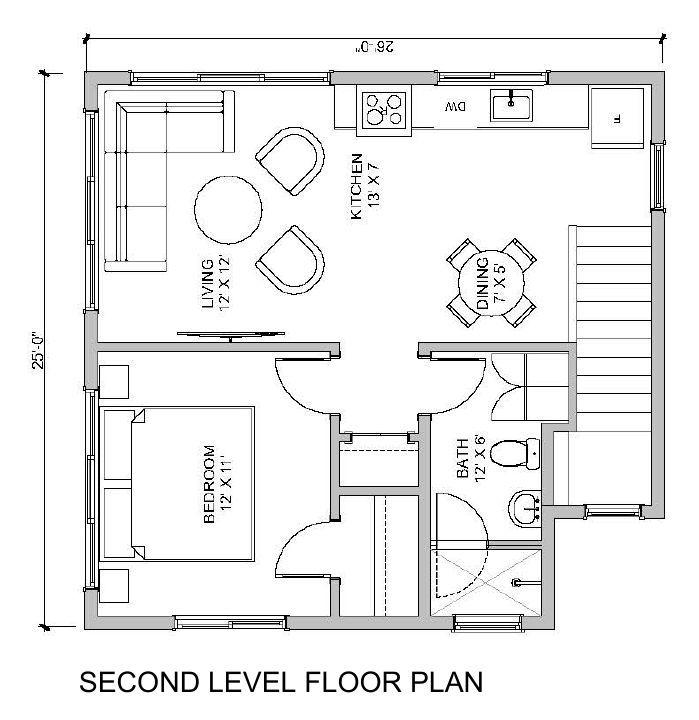 Harbor House - Second Level Floor Plan
