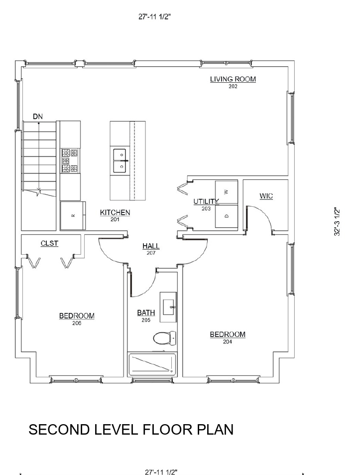 Meadow Annex - Second Level Floor Plan